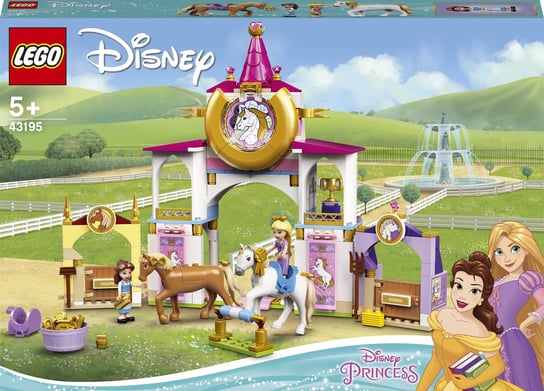 LEGO Disney Princess, klocki, Królewskie stajnie Belli i Roszpunki, 43195 LEGO