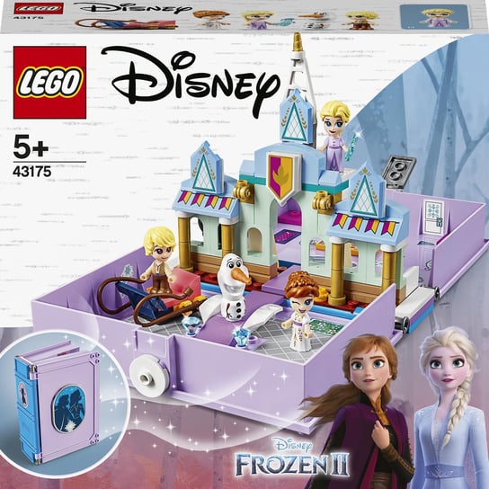 LEGO Disney Princess, klocki Książka z przygodami Anny i Elsy, 43175 LEGO
