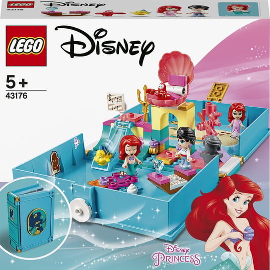 LEGO Disney Princess, klocki Książka z Przygodami Arielki, 43176 LEGO