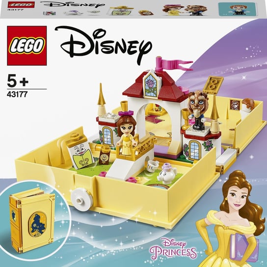 LEGO Disney Princess, klocki Książka z Przygodami Belli, 43177 LEGO