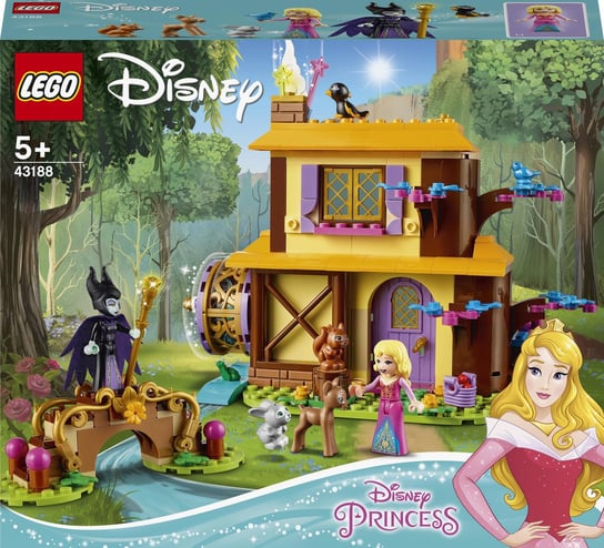 LEGO Disney Princess, klocki Leśna chatka Aurory, 43188 LEGO
