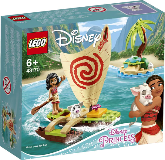 LEGO Disney Princess, klocki Oceaniczna Przygoda Vaiany, 43170 LEGO