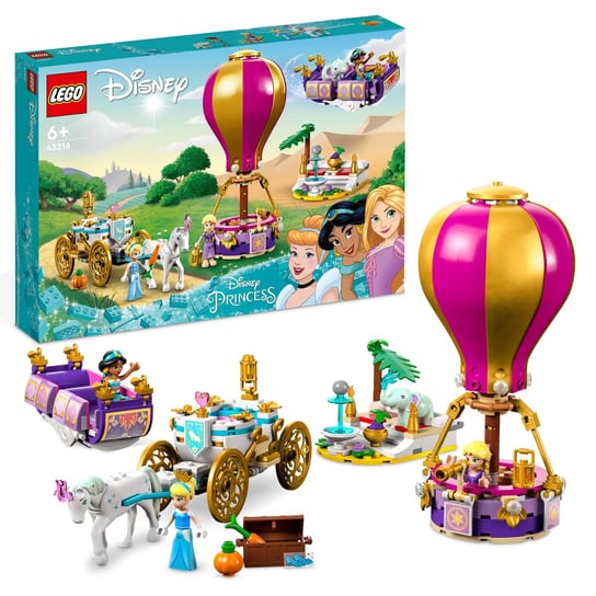 LEGO Disney Princess, klocki, podróż zaczarowanej księżniczki, 43216 LEGO