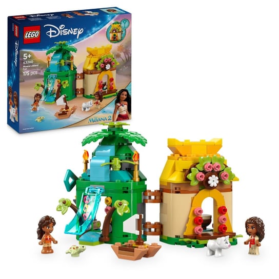 LEGO Disney Princess, klocki, Zabawy Vaiany na wyspie, 43260 LEGO