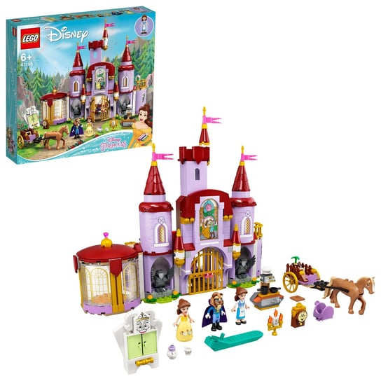 LEGO Disney Princess, klocki, Zamek Belli i Bestii, 43196 LEGO