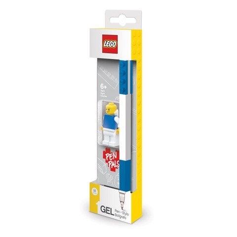 LEGO, Długopis żelowy, niebieski, z Minifigurką LEGO