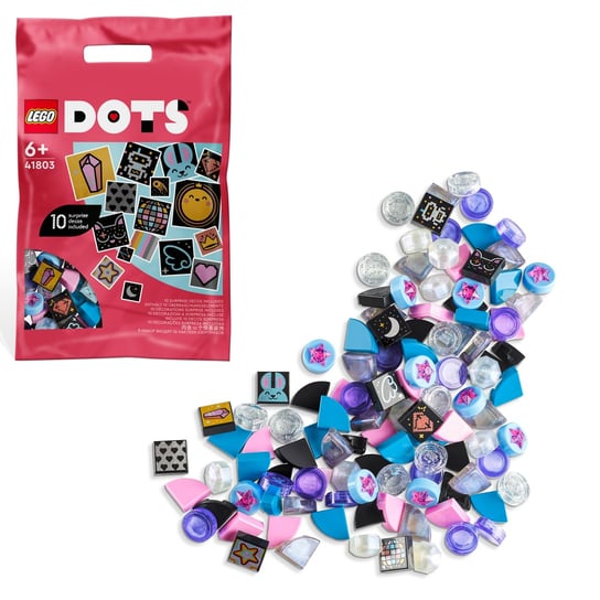LEGO DOTS, klocki Dodatki DOTS, seria 8, błyskotki, 41803 LEGO