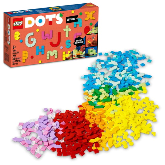 LEGO DOTS, klocki Rozmaitości DOTS — literki, 41950 LEGO