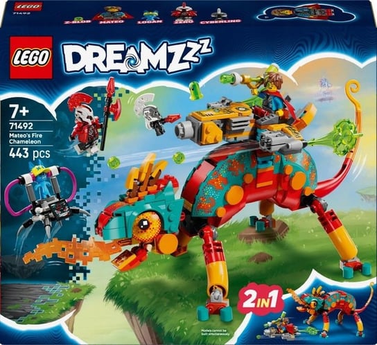 LEGO DREAMZzz - Mateo Ognisty Kameleon Smok ZESTAW LEGO PREZENT DLA CHŁOPCA DZIECI LEGO