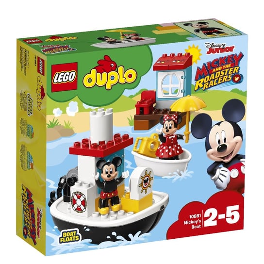 LEGO DUPLO, Disney, klocki Łódka Mikiego, 10881 LEGO