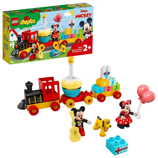 LEGO DUPLO Disney, klocki Urodzinowy pociąg myszek Miki i Minnie, 10941 LEGO