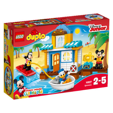 LEGO DUPLO, Disney, Myszka Miki i przyjaciele, klocki Domek na plaży, 10827 LEGO