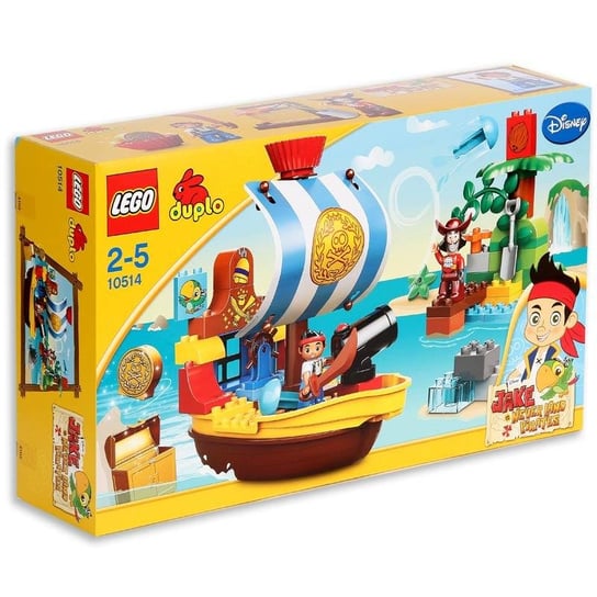 LEGO DUPLO, Jake i Piraci z Nibylandii, klocki Jake's Pirate Ship Bucky, 10514 LEGO