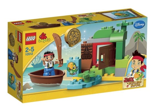 LEGO DUPLO, Jake i Piraci z Nibylandii, klocki Jake's Treasure Hunt, 10512 LEGO