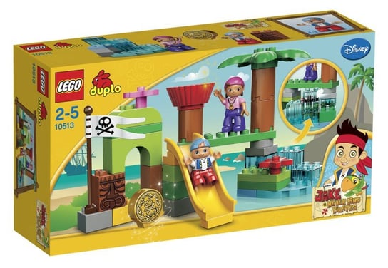 LEGO DUPLO, Jake i Piraci z Nibylandii, klocki Never Land Hideout, 10513 LEGO