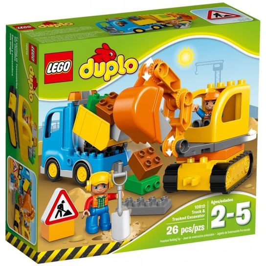 LEGO DUPLO, klocki Ciężarówka i koparka gąsienicowa, 10812 LEGO
