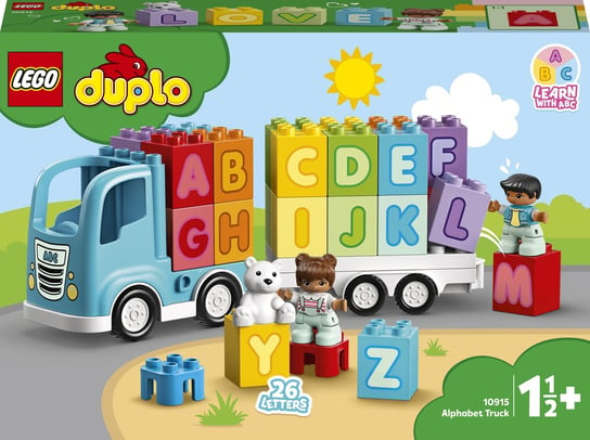 LEGO DUPLO, klocki Ciężarówka z alfabetem, 10915 LEGO