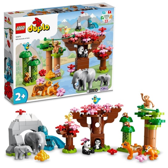 LEGO DUPLO, klocki Dzikie zwierzęta Azji, 10974 LEGO