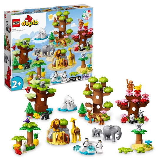 LEGO DUPLO, klocki Dzikie zwierzęta świata, 10975 LEGO