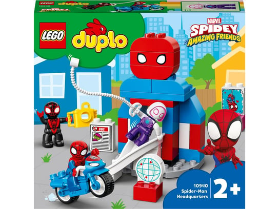 LEGO DUPLO, klocki Marvel, Kwatera główna Spider-Mana, 10940 LEGO