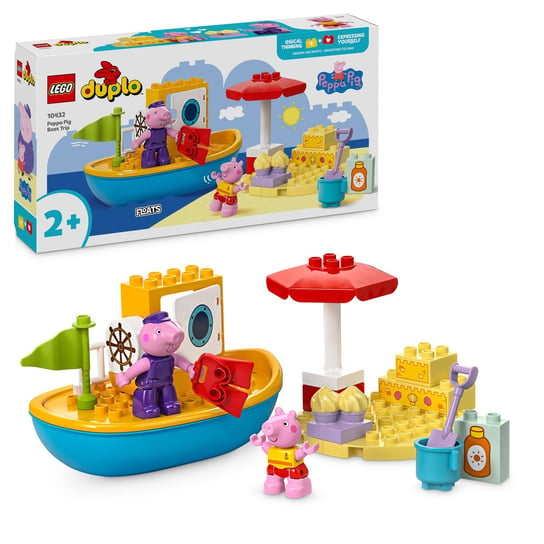 LEGO DUPLO, klocki, Peppa i rejs łodzią, 10432 LEGO