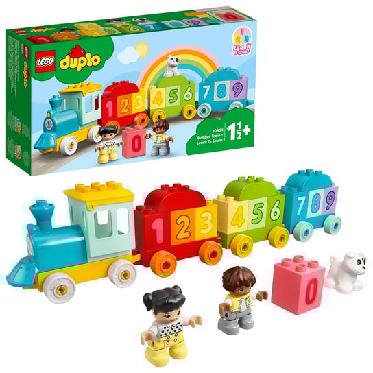 LEGO DUPLO, klocki Pociąg z cyferkami - nauka liczenia, 10954 LEGO