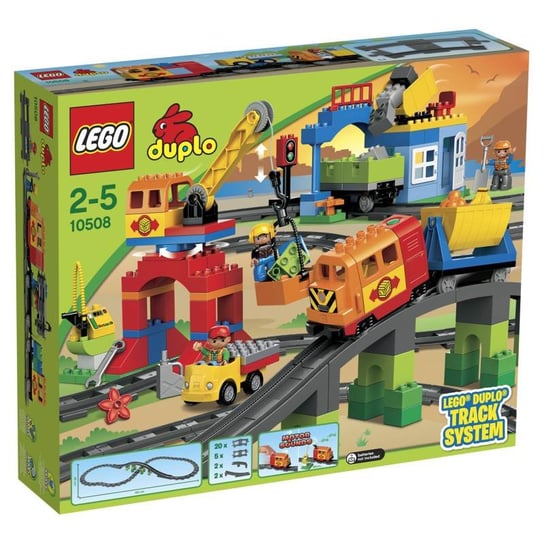 LEGO DUPLO, klocki Pociąg, zestaw deluxe, 10508 LEGO