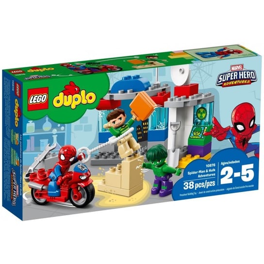 LEGO DUPLO, klocki Przygody Spider-Mana i Hulka, 10876 LEGO