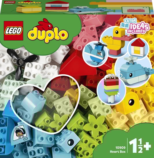 LEGO DUPLO, klocki Pudełko Z Serduszkiem, 10909 LEGO