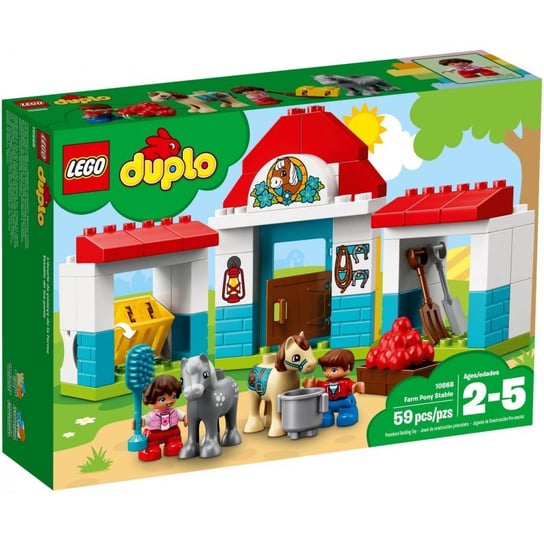 LEGO DUPLO, klocki Stajnia z kucykami, 10868 LEGO