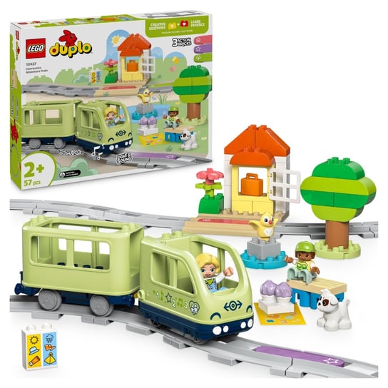LEGO DUPLO, klocki, Town Przygoda z interaktywnym pociągiem, 10427 LEGO