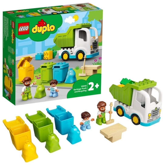 LEGO DUPLO, klocki Town, Śmieciarka i recykling, 10945 LEGO