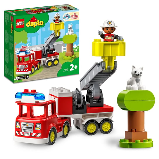 LEGO DUPLO, klocki Wóz strażacki, 10969 LEGO