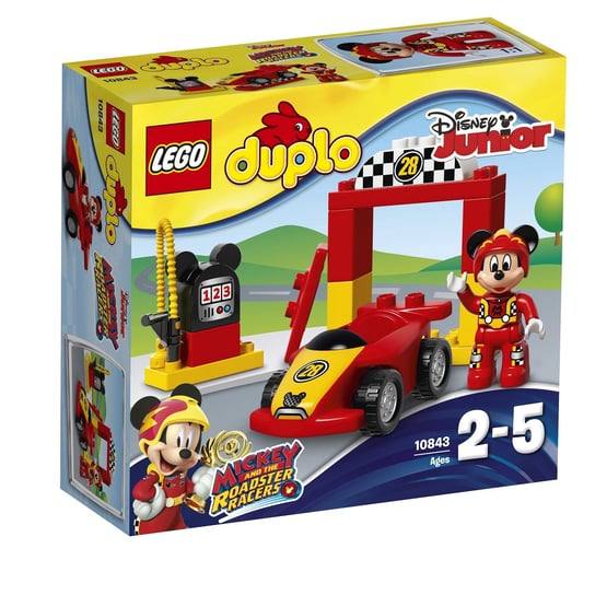 LEGO DUPLO, klocki Wyścigówka Mikiego, 10843 LEGO