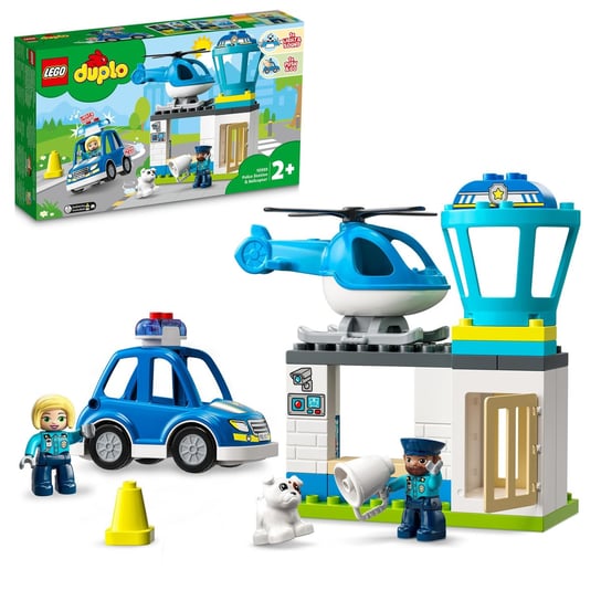 LEGO DUPLO - Posterunek policji i helikopter (10959) KLOCKI PREZENT LEGO