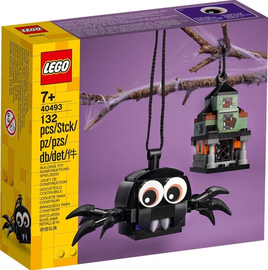 LEGO Exclusive, klocki, Pająk i nawiedzony dom, 40493 LEGO