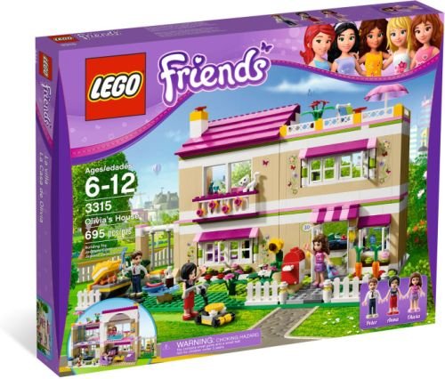 LEGO Friends, klocki Dom Olivii, 3315 LEGO