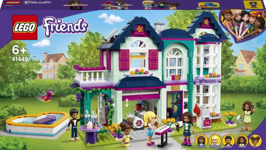 LEGO Friends, klocki Dom Rodzinny Andrei, 41449 LEGO