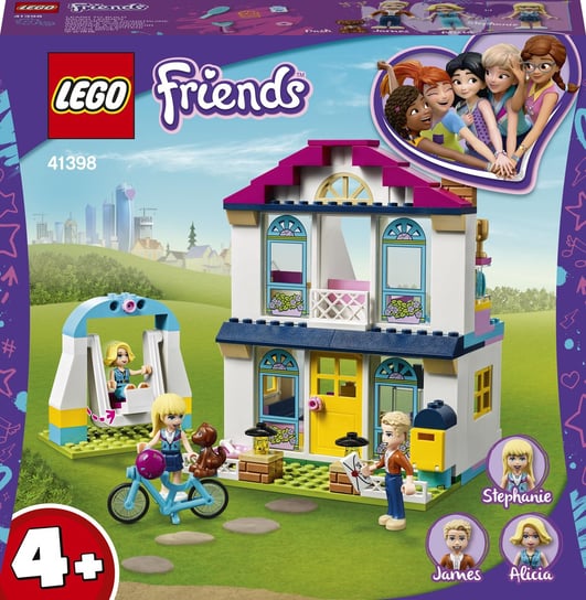 LEGO Friends, klocki, Dom Stephanie 4+, 41398 LEGO