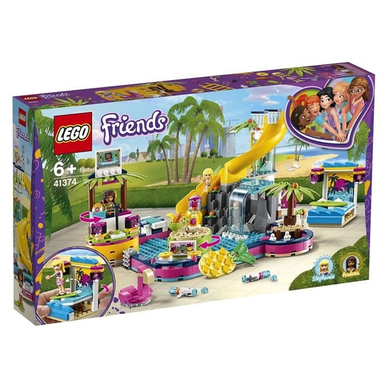 LEGO Friends, klocki, Impreza Andrei na basenie, 41374 LEGO