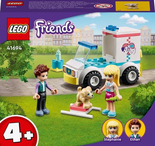 LEGO Friends, klocki, Karetka kliniki dla zwierzątek, 41694 LEGO
