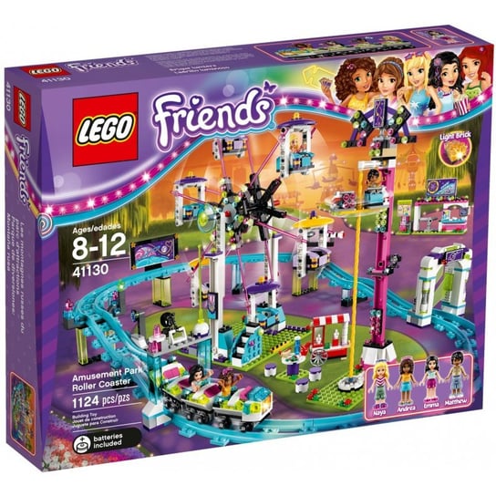 LEGO Friends, klocki Kolejka górska w parku rozrywki, 41130 LEGO