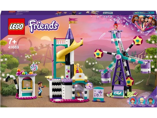LEGO Friends, klocki, Magiczny diabelski młyn i zjeżdżalnia, 41689 LEGO