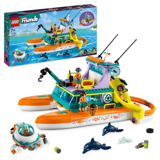 LEGO Friends, klocki, Morska łódź ratunkowa, 41734 LEGO