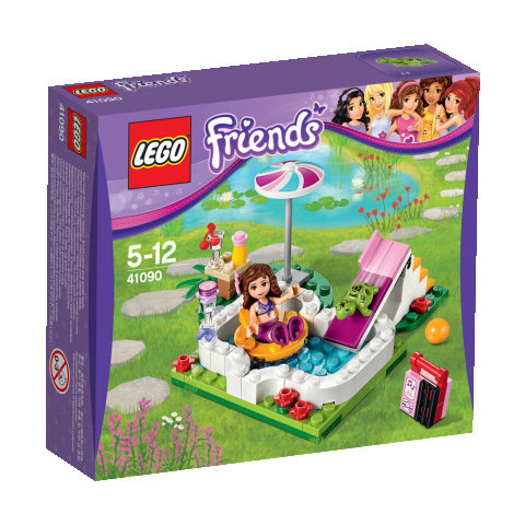 LEGO Friends, klocki Ogrodowy basen Olivii, 41090 LEGO