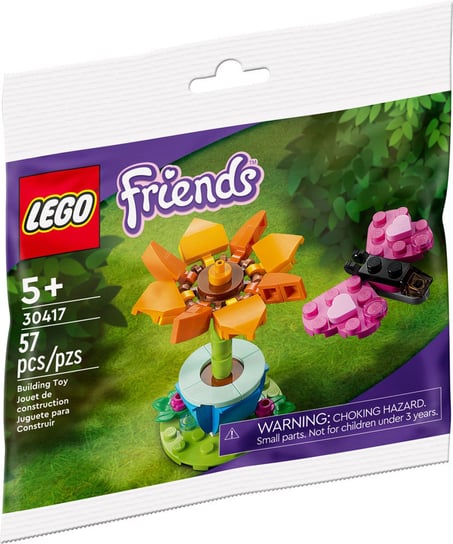 LEGO Friends, klocki, Ogrodowy Kwiat I Motyl, 30417 LEGO