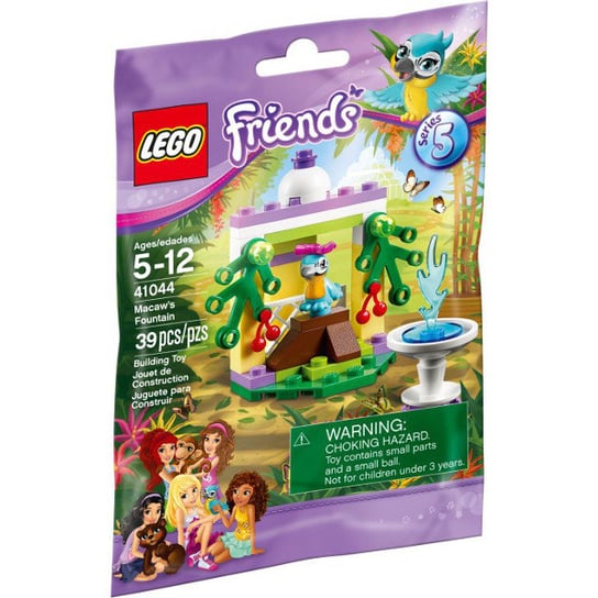 LEGO Friends, klocki Papuga z fontanną, 41044 LEGO
