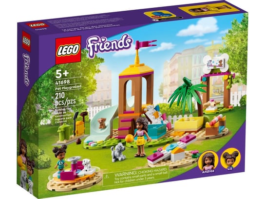 LEGO Friends, klocki, Plac zabaw dla zwierzątek, 41698 LEGO