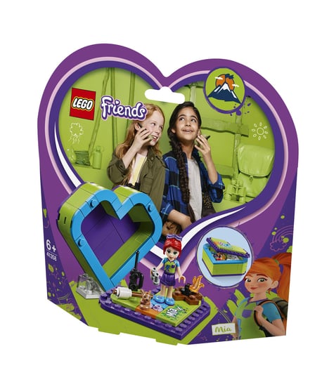 LEGO Friends, klocki Pudełko w kształcie serca Mii, 41358 LEGO