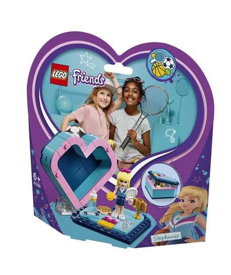LEGO Friends, klocki, Pudełko w kształcie serca Stephanie, 41356 LEGO